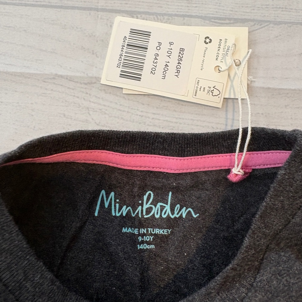 Mini Boden Space Adventure Kids Shirt - Black - Picture 2 of 3
